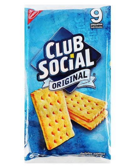 CLUB SOCIAL ORIGINAL 9st 216gram per pak - TropischeSupermarkt.nl