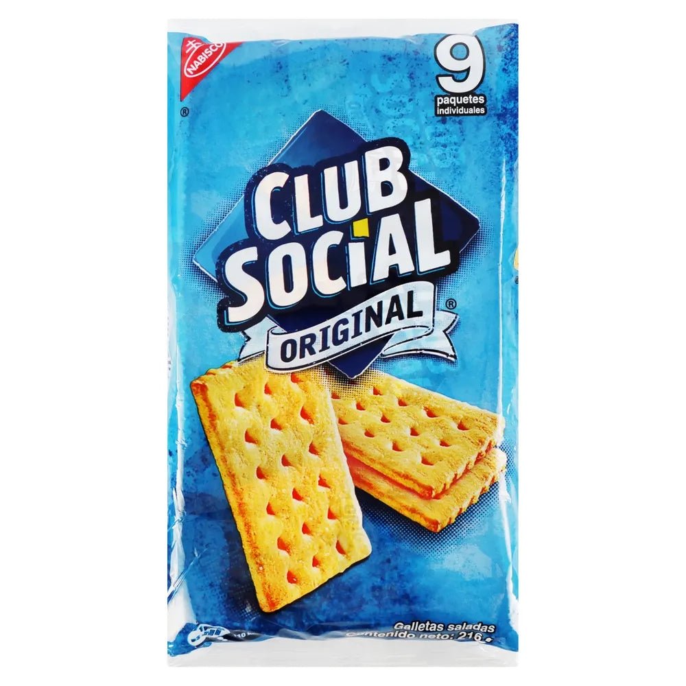 CLUB SOCIAL ORIGINAL 9st 216gram per pak - TropischeSupermarkt.nl