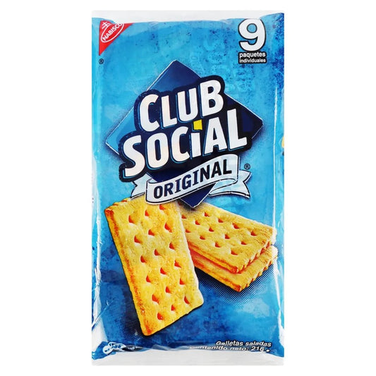 CLUB SOCIAL ORIGINAL 9st 216gram per pak - TropischeSupermarkt.nl