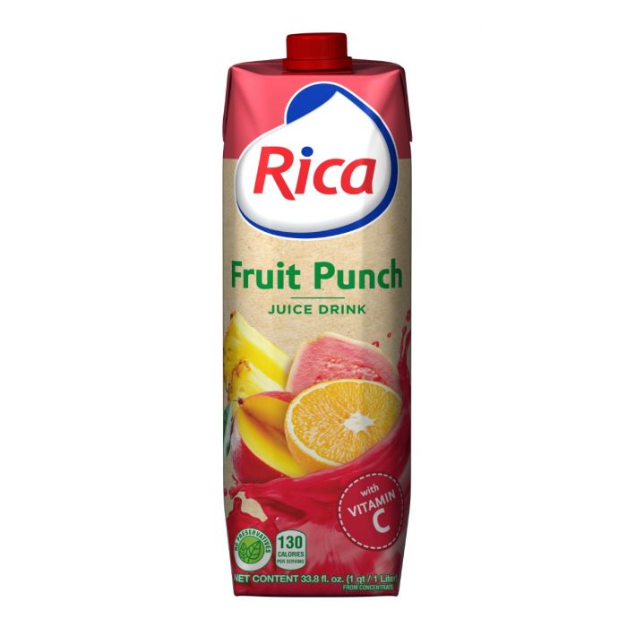 Rica Fruit Punch Juice Drink 1 Liter