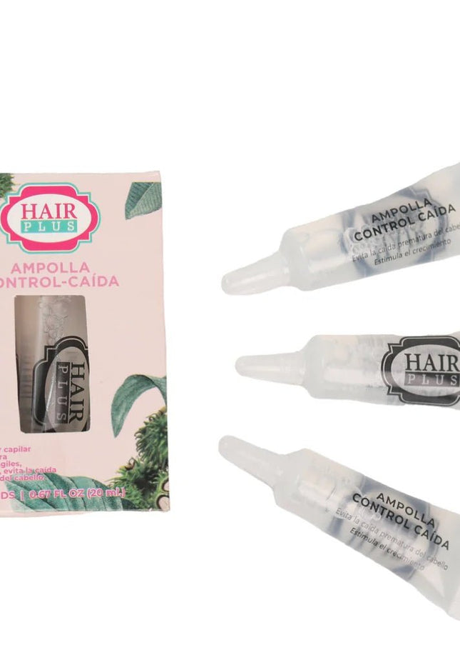 hairplus ampollas anti caida 3stuks 20ml - TropischeSupermarkt.nl