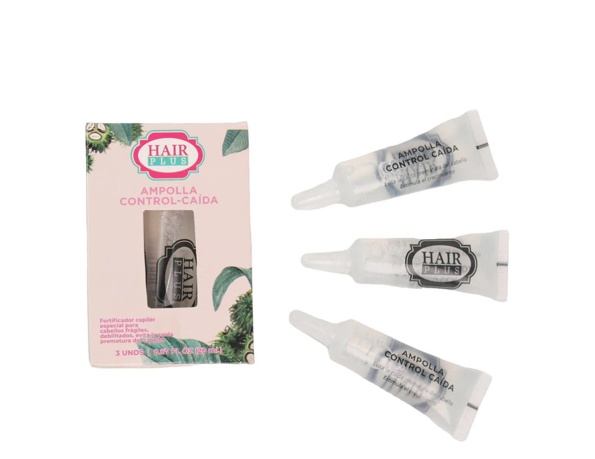 hairplus ampollas anti caida 3stuks 20ml - TropischeSupermarkt.nl